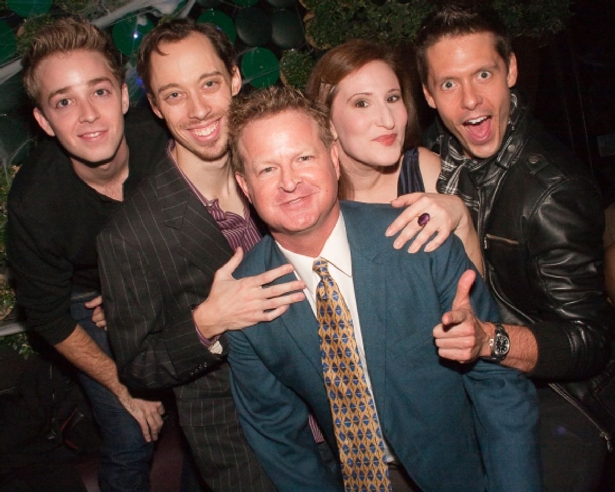 Andrew Shaifer with Cast Members Alex Anfanger, Kevin Thomas Collins, Maia Madison and Matthew Bondy at 